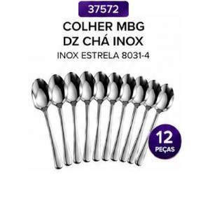 COLHER MBG DZ CHÁ INOX ESTRELA 8031-4