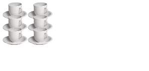 XICARA C/PIRES CAFE 95ML BRANCA RR 200