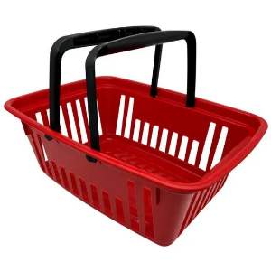 CESTA PLASNEW MERCADO MD 8LT VERMEL 8005