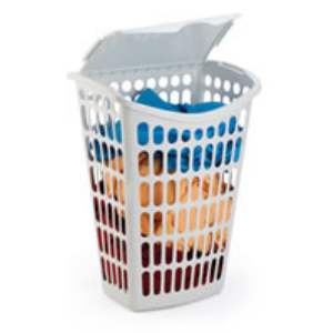 CESTO ROUPA TELADO INJEPLASTEC PRETO 091