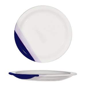 PRATO RASO CERAMICA BRASILIA AZUL ESCURO