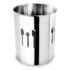 PORTA TALHER INOX REDONDO KEHOME 5925