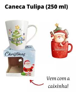 CANECA 250ML RR PORCEL TULI NATAL CX 19C