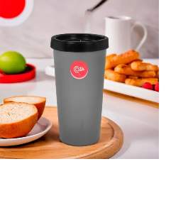 COPO 500ML NUTRI C/TAMPA COLOR COZA 4117