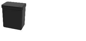 LIXEIRA 02,5 PRETA SINGLE COZA 0008