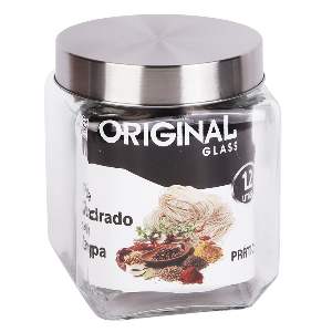 POTE VIDRO 1,2LT QUADRADO ORIGINAL 8021