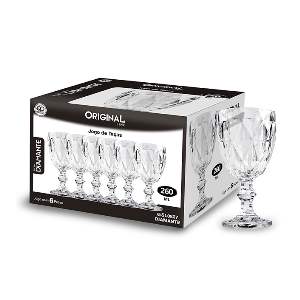 TACA ORIGINAL AGUA 260ML DIAMANT C/6 631