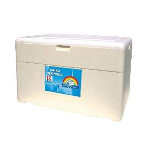 CAIXA ISOPOR   50 LITROS ISOTERM 