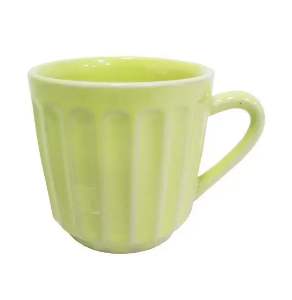 CANECA 150ML POR HORAC CANELADA AMARELA